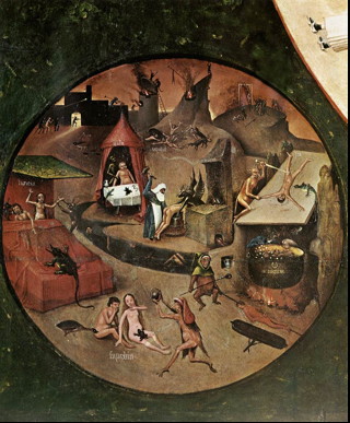 Detail from "The Seven Deadly Sins", by Hieronymous Bosch Detail from "The Seven Deadly Sins", by Hieronymous Bosch