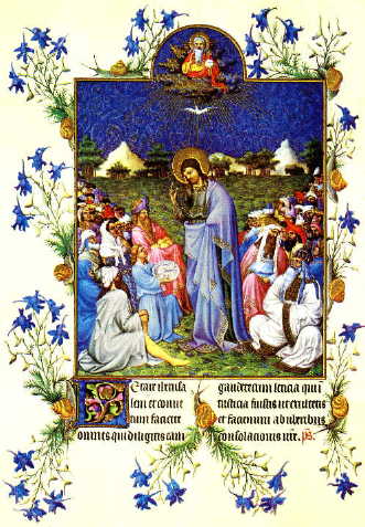 Limbourg Brothers, Feeding of the Multitude