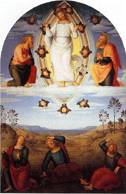 Perugino, Transfiguration of Christ (1518)