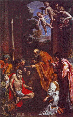 Domenichino, Last Communion Of St Jerome