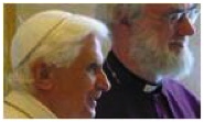 Pope Benedict and Archbishop of Canterbury Rowan Williams