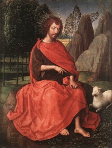 Memling, St John the Baptist Memling, St John the Baptist