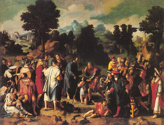 Leyden, Healing of the Blind Man of Jericho