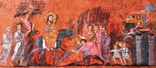Rossano Gospels, Triumphal Entry