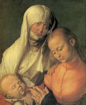 Durer, Virgin and Child with Saint Anne