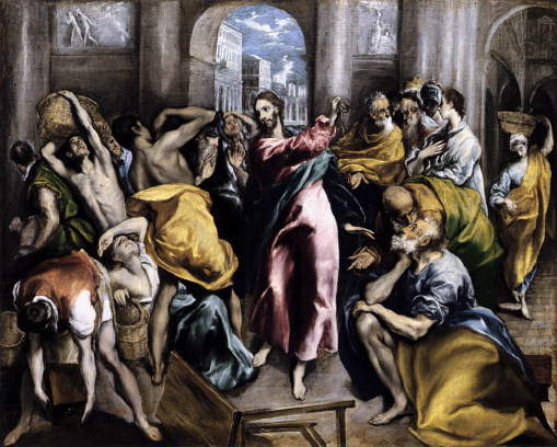 El Greco, Christ Drives Traders from Temple