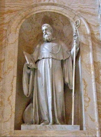 Saint Bernard statue, Basilica of Saint Paul Outside the Walls