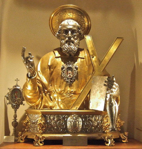 Amalfi Cathedral, Reliquary of St Andrew