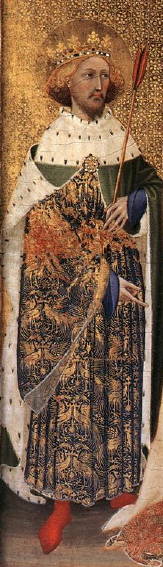 Wilton Diptych, St Edmund