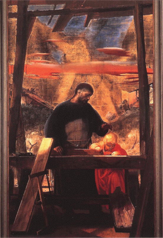 Annigoni, St. Joseph & Christ Child