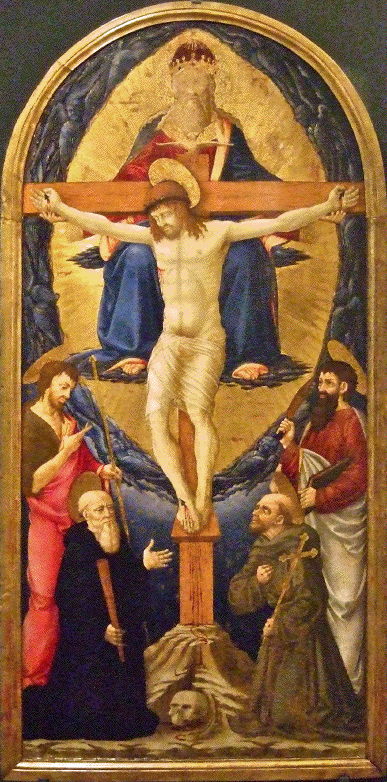 Neri di Bicci, Trinity with Saints