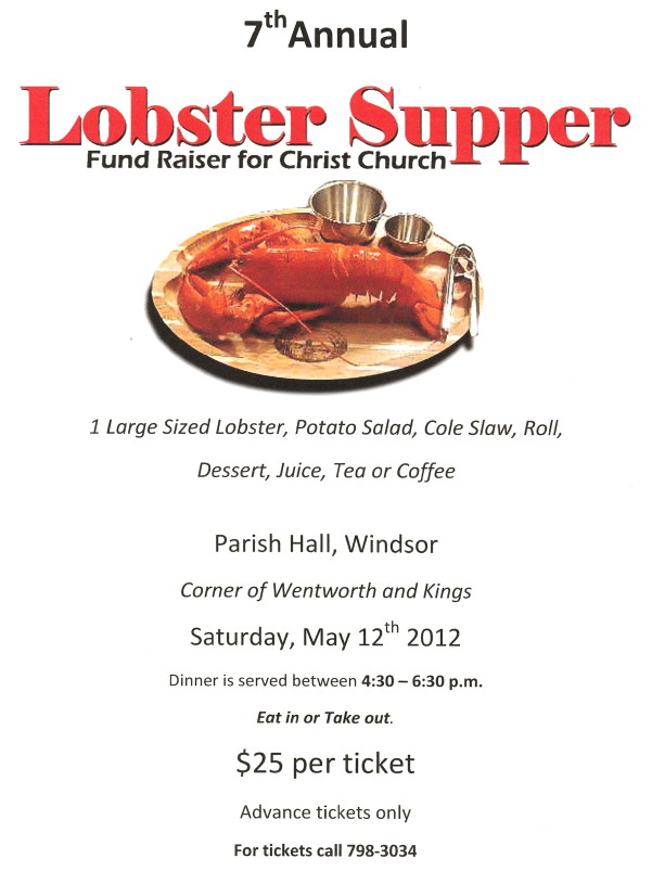 Lobster Supper 2012 Lobster Supper 2012
