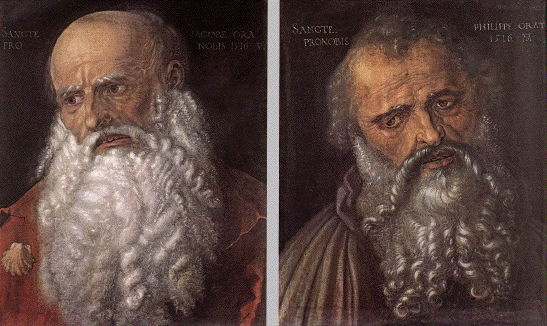 Durer, Apostle James and Apostle Philip