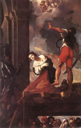 Ludovico Carracci, Martyrdom of St. Margaret