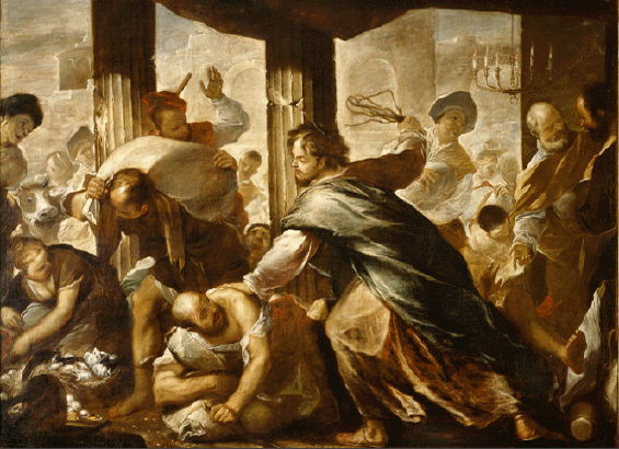 Giordano, Christ Cleansing the Temple