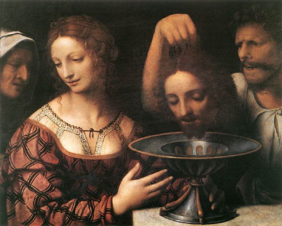 Luini, Salome Receiving the Head of St. John the Baptist